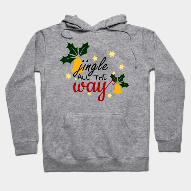 Chrismas bells jingle all the way Hoodie by JeRaz_Design_Wolrd